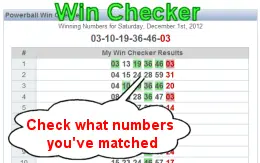 Massachusetts MassCash Win Checker Sample Results